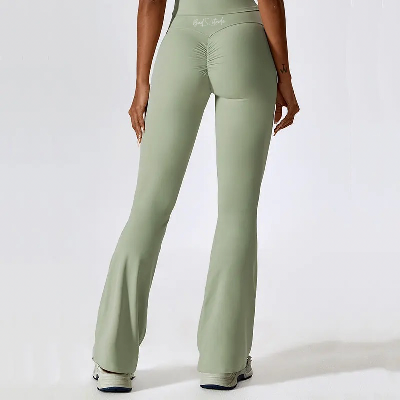 Green Loungewear Flares